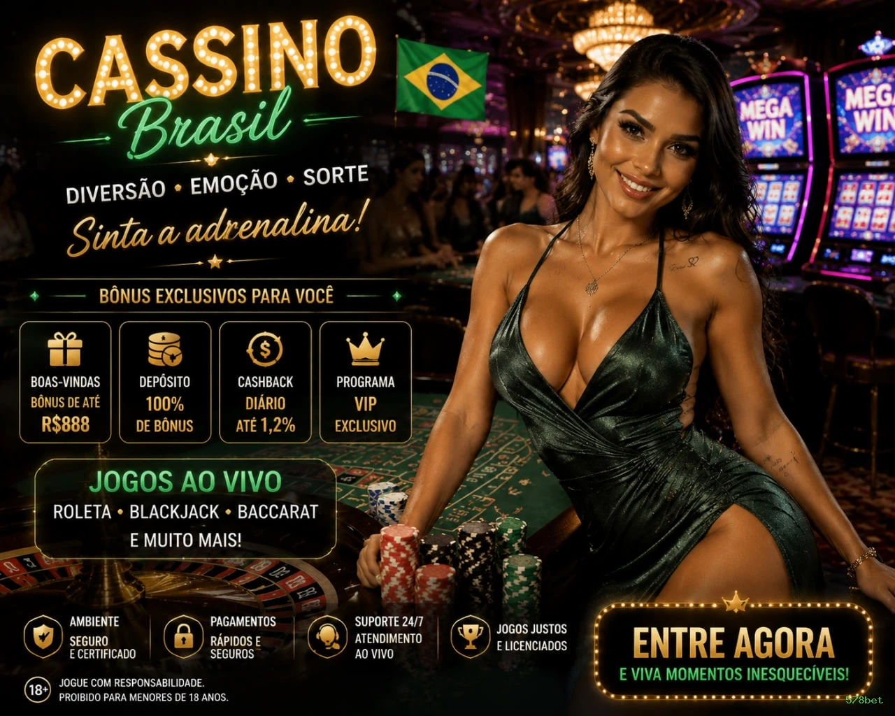 Bônus boas-vindas 578bet R$100